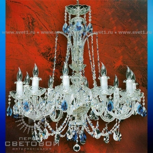 Люстра Tomia Glass L 195/10/002 Strass Chrome Blue