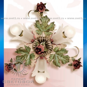 Настенный-потолочный светильник Passeri Rose PL 5245/3 Passeri International