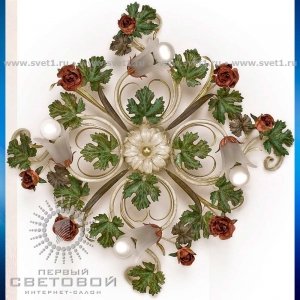Настенный-потолочный светильник Passeri Rose PL 5255/4 Passeri International